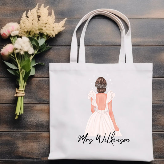 Personalised Bridal Party Tote Bag