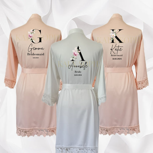 Personalised Bride Bridesmaid Robes